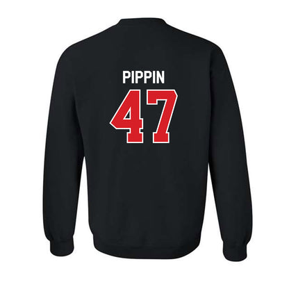 Davidson - NCAA Football : Nash Pippin - Classic Fashion Shersey Crewneck Sweatshirt-1