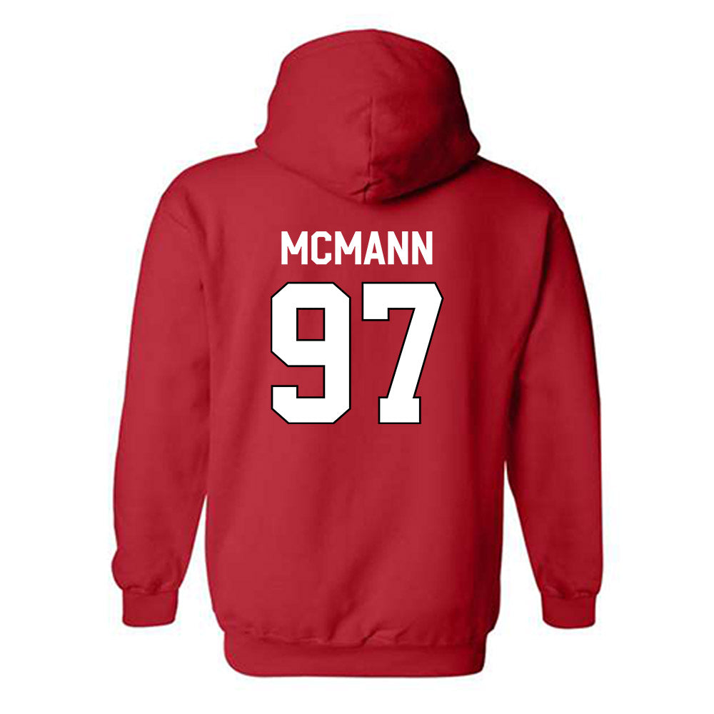 Davidson - NCAA Football : Liam McMann - Classic Fashion Shersey Hooded Sweatshirt-1