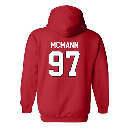 Davidson - NCAA Football : Liam McMann - Classic Fashion Shersey Hooded Sweatshirt-1