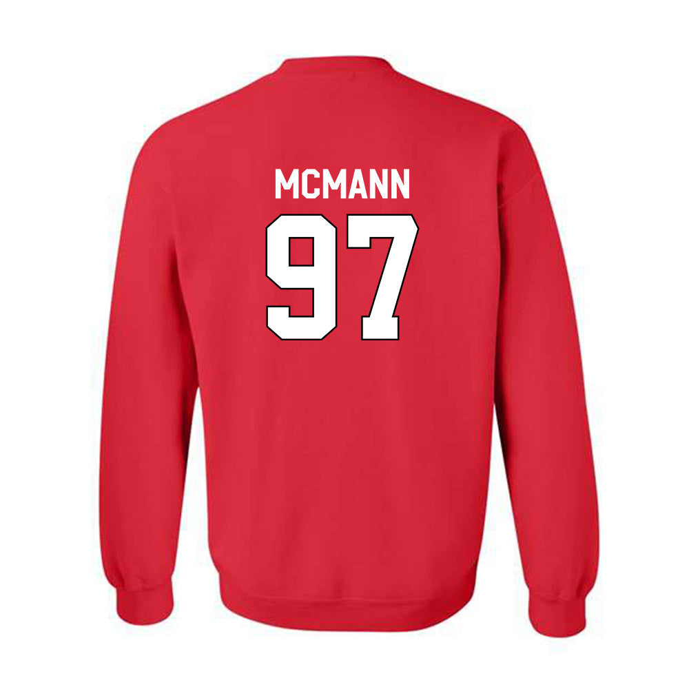 Davidson - NCAA Football : Liam McMann - Classic Fashion Shersey Crewneck Sweatshirt-1