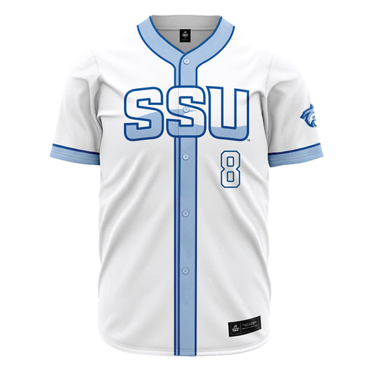 SSU - NCAA Softball : Kaiya Dickens - White Jersey-0