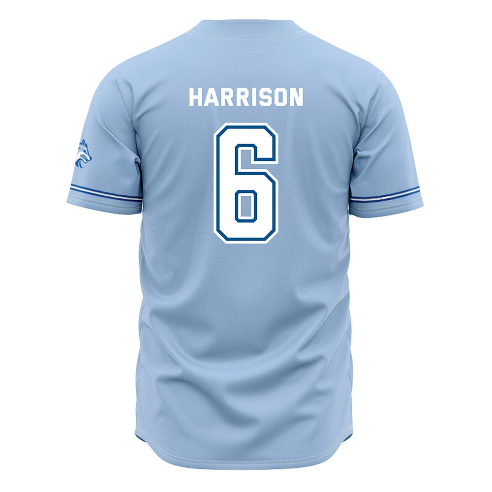SSU - NCAA Baseball : Aryonis Harrison - Carolina Blue Jersey-1