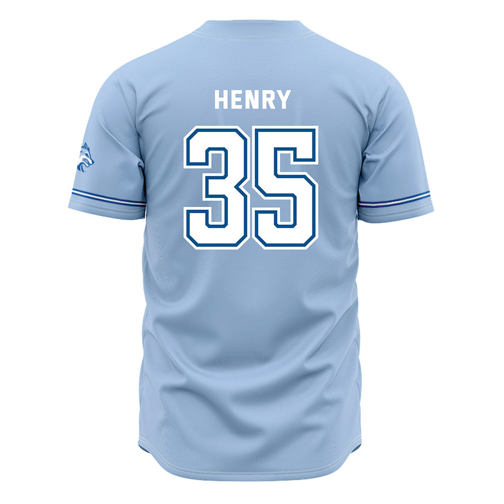 SSU - NCAA Baseball : Marcellus Henry - Carolina Blue Jersey