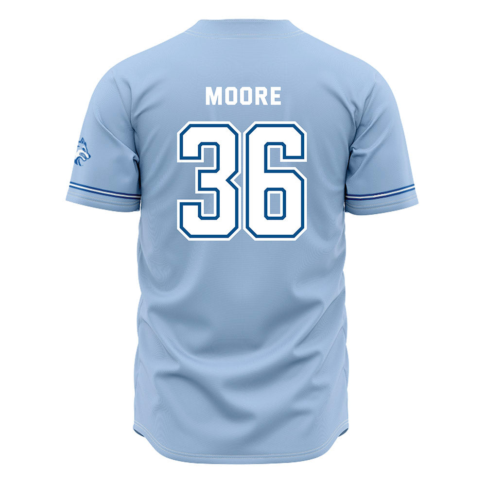 SSU - NCAA Baseball : Jesse Moore - Carolina Blue Jersey-1