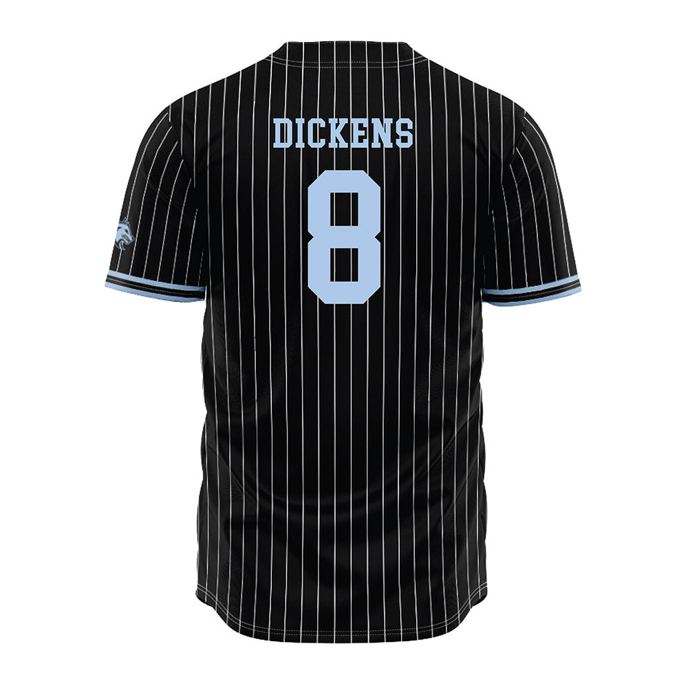 SSU - NCAA Softball : Kaiya Dickens - Black Pinstriped Jersey-1