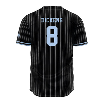 SSU - NCAA Softball : Kaiya Dickens - Black Pinstriped Jersey-1