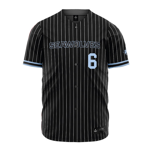 SSU - NCAA Softball : Daniela Luden - Black Pinstriped Jersey