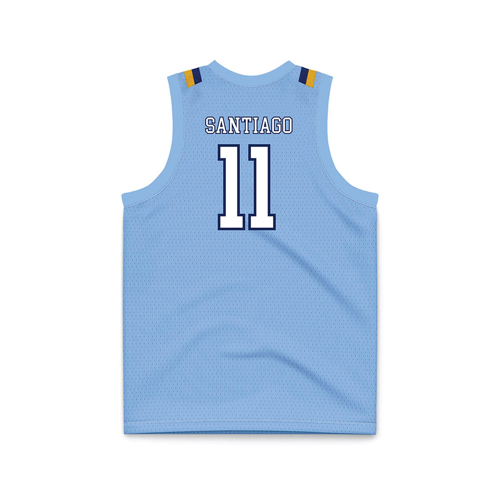 Kent State - NCAA Men's Basketball : Giovanni Santiago - Baby Blue Basketball Jersey