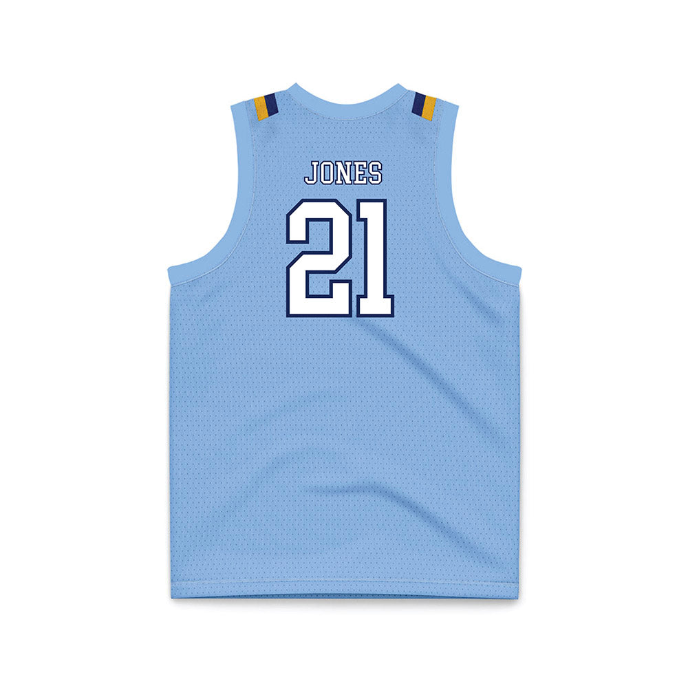 Kent State - NCAA Men's Basketball : Deandre Jones - Baby Blue Basketball Jersey