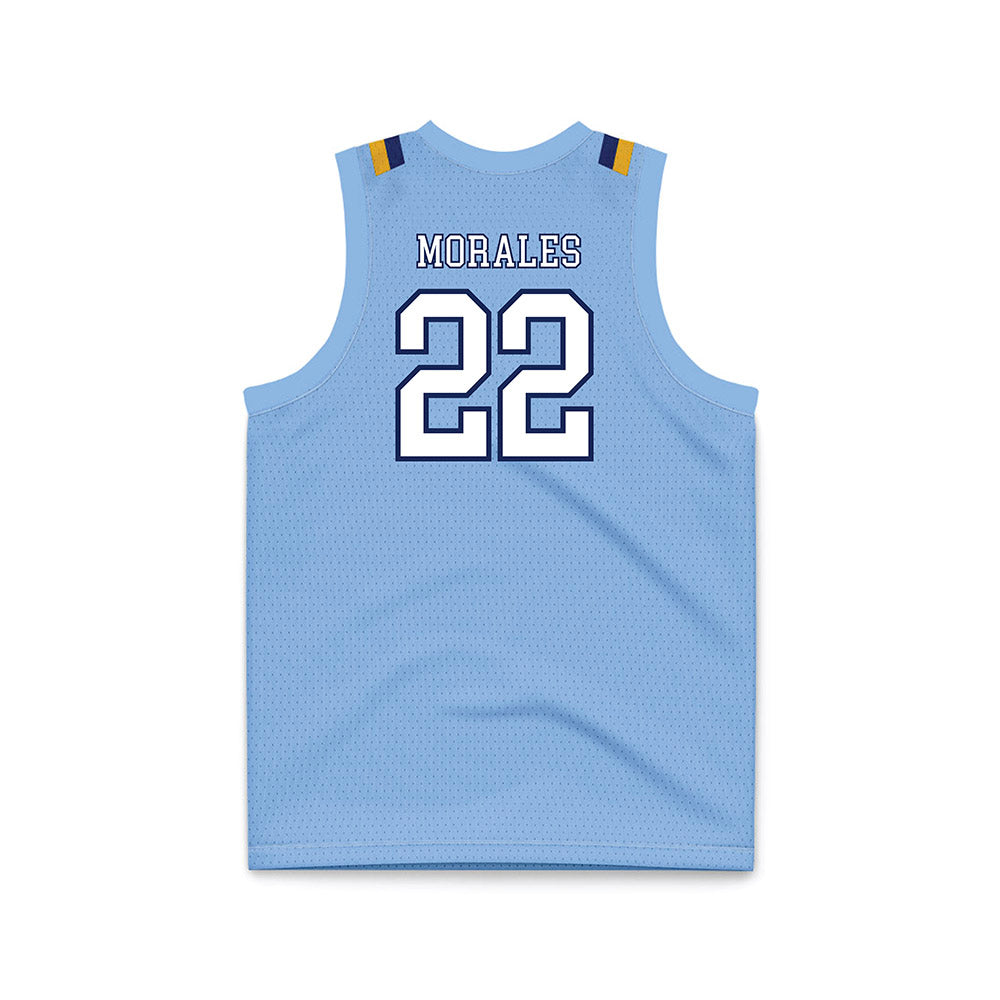 Kent State - NCAA Men's Basketball : Anthony Morales - Baby Blue Basketball Jersey