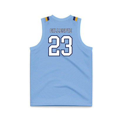 Kent State - NCAA Men's Basketball : Delrecco Gillespie - Baby Blue Basketball Jersey-1