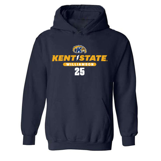 Kent State - NCAA Men's Basketball : Jahari Williamson - Classic Fashion Shersey Hooded Sweatshirt-0