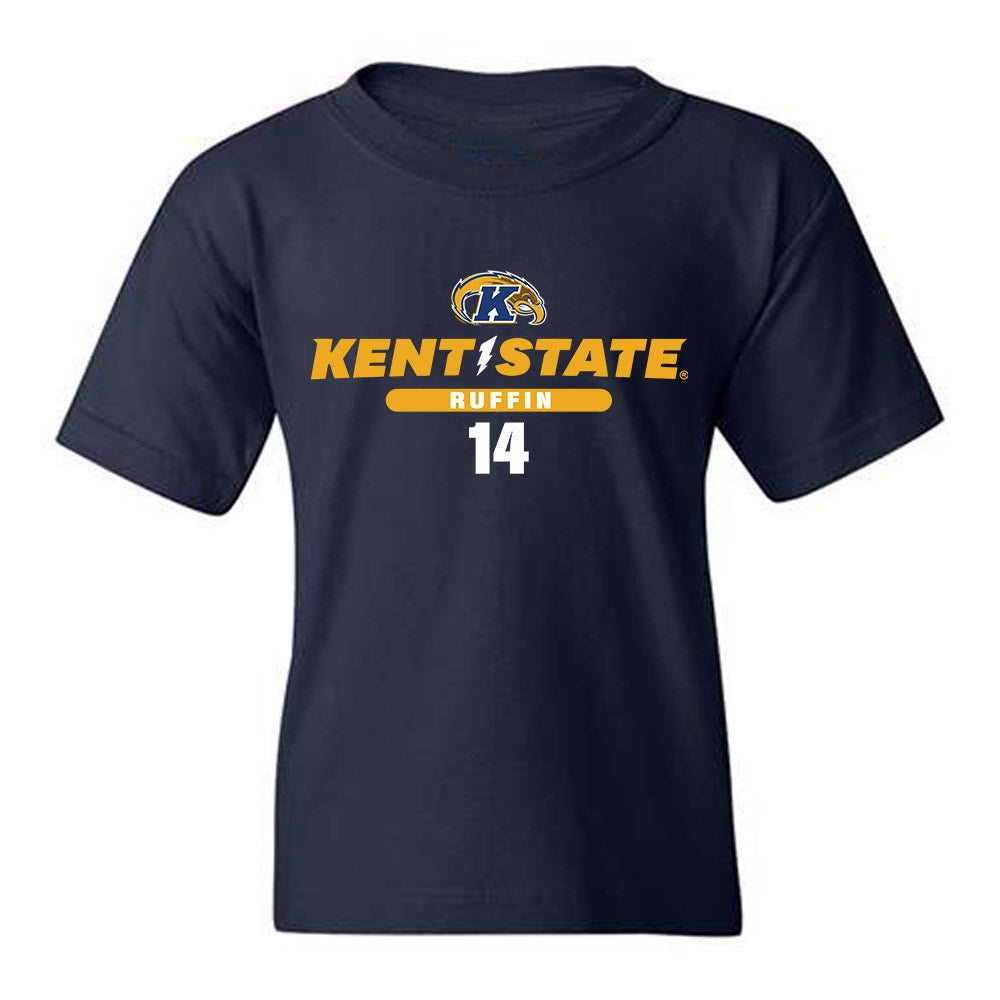 Kent State - NCAA Football : Deante Ruffin - Classic Fashion Shersey Youth T-Shirt-0