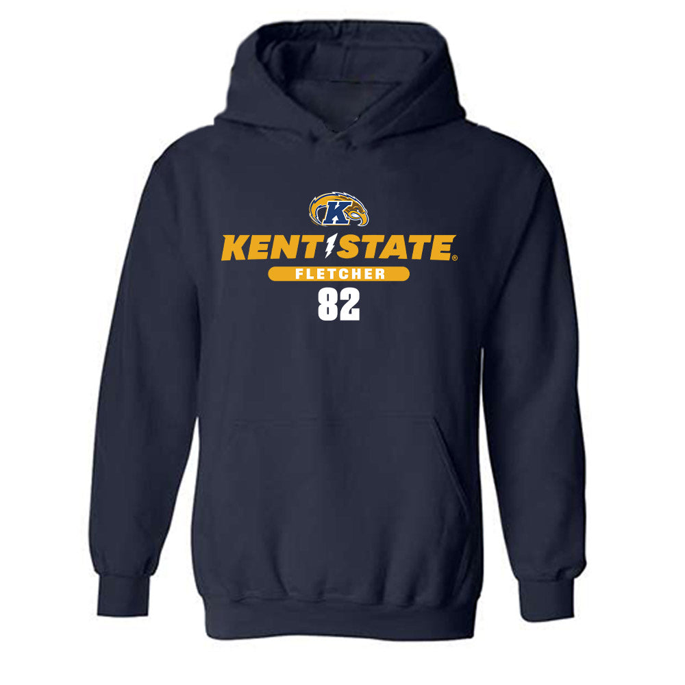 Kent State - NCAA Football : ZyAire Fletcher - Classic Fashion Shersey Hooded Sweatshirt-0