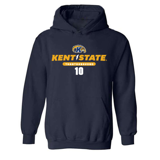Kent State - NCAA Football : Ethan Thanthanavong - Classic Fashion Shersey Hooded Sweatshirt-0