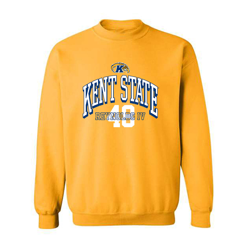 Kent State - NCAA Football : Lem Reynolds IV - Classic Fashion Shersey Crewneck Sweatshirt