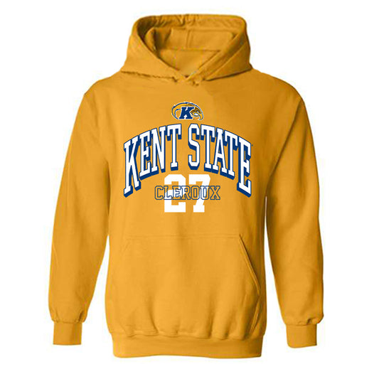 Kent State - NCAA Women's Soccer : Mia Cleroux - Classic Fashion Shersey Hooded Sweatshirt-0