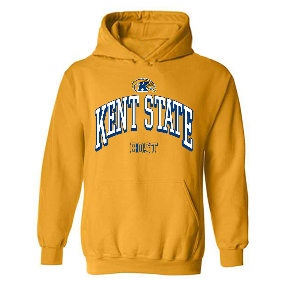 Kent State - NCAA Men's Track & Field : Caleb Bost - Classic Fashion Shersey Hooded Sweatshirt