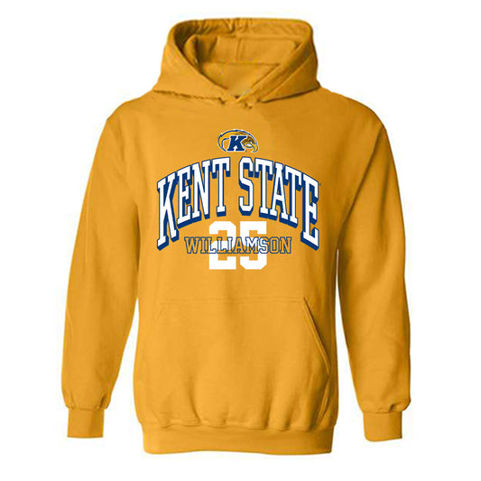 Kent State - NCAA Men's Basketball : Jahari Williamson - Classic Fashion Shersey Hooded Sweatshirt-0