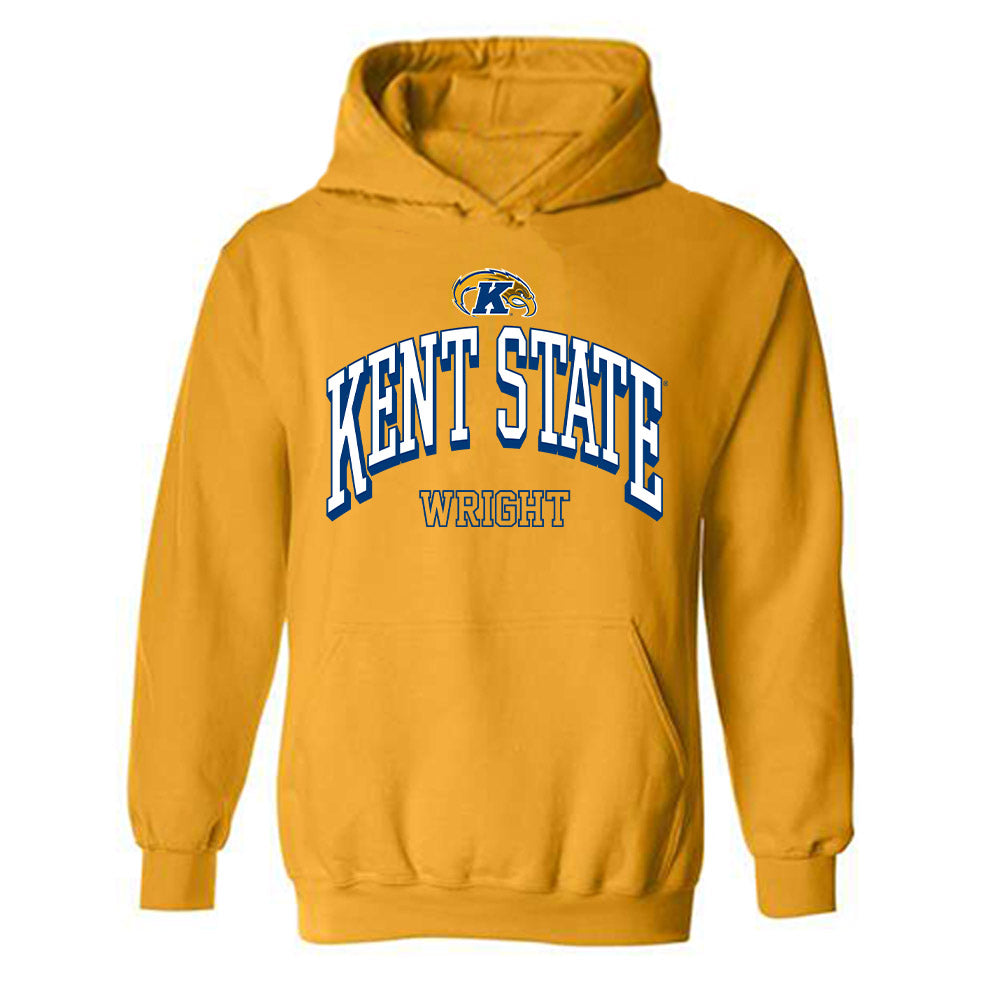 Kent State - NCAA Women's Track & Field : Briana Wright - Classic Fashion Shersey Hooded Sweatshirt