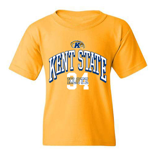Kent State - NCAA Baseball : Hunter Klotz - Classic Fashion Shersey Youth T-Shirt-0