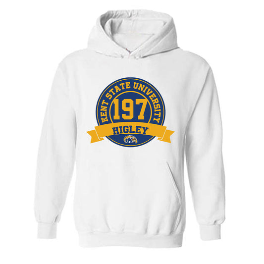 Kent State - NCAA Wrestling : Mason Higley - Classic Fashion Shersey Hooded Sweatshirt-0