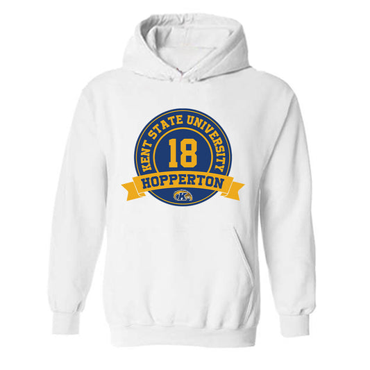 Kent State - NCAA Football : Hunter Hopperton - Classic Fashion Shersey Hooded Sweatshirt-0