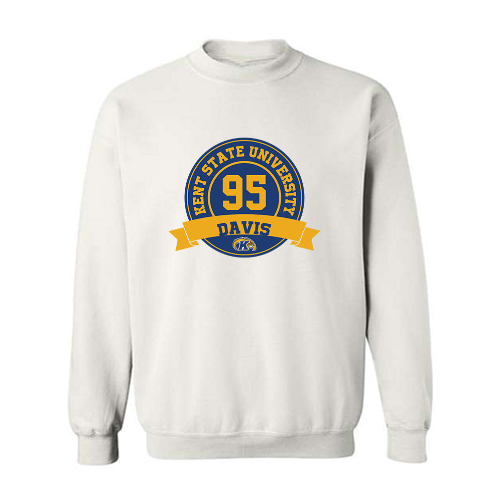 Kent State - NCAA Football : Jelani Davis - Classic Fashion Shersey Crewneck Sweatshirt-0
