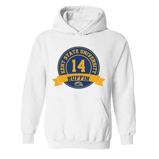 Kent State - NCAA Football : Deante Ruffin - Classic Fashion Shersey Hooded Sweatshirt-0