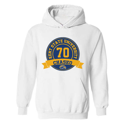 Kent State - NCAA Football : Hudson Chasko - Classic Fashion Shersey Hooded Sweatshirt-0