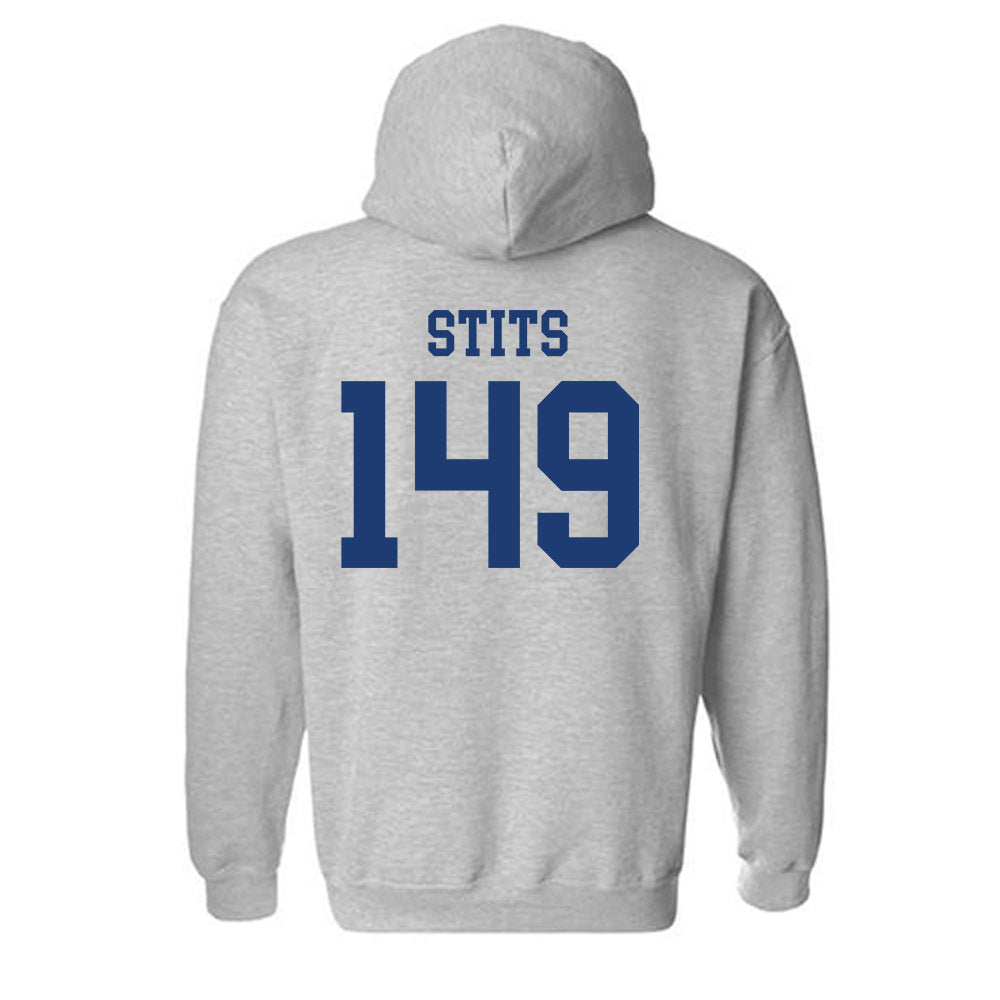 Kent State - NCAA Wrestling : Silas Stits - Classic Fashion Shersey Hooded Sweatshirt-1