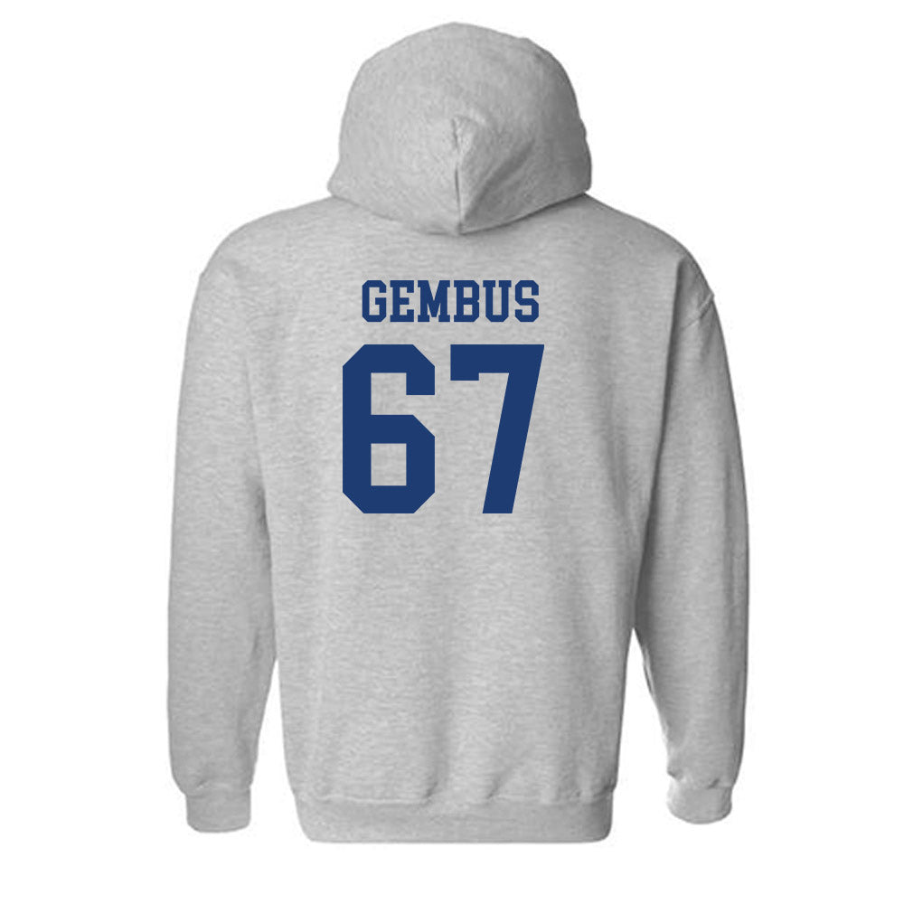 Kent State - NCAA Football : Max Gembus - Classic Fashion Shersey Hooded Sweatshirt-1