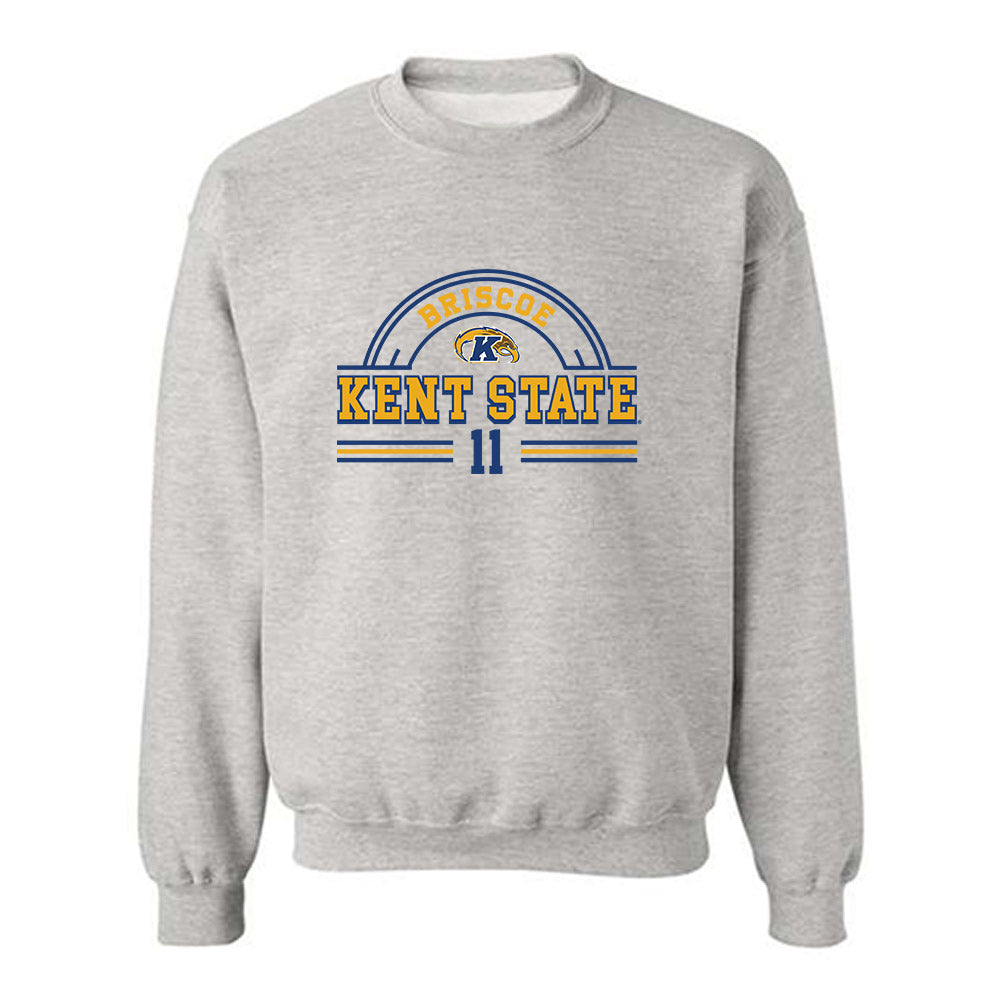 Kent State - NCAA Men's Basketball : Dezmon Briscoe - Classic Fashion Shersey Crewneck Sweatshirt-0