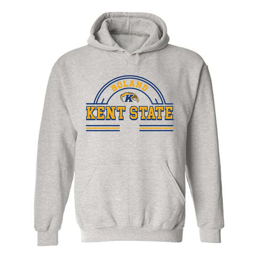 Kent State - NCAA Men's Track & Field : Connor Boland - Classic Fashion Shersey Hooded Sweatshirt-0