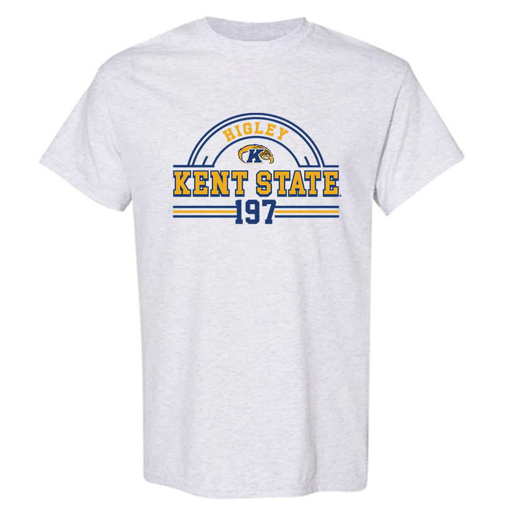 Kent State - NCAA Wrestling : Mason Higley - Classic Fashion Shersey T-Shirt-0