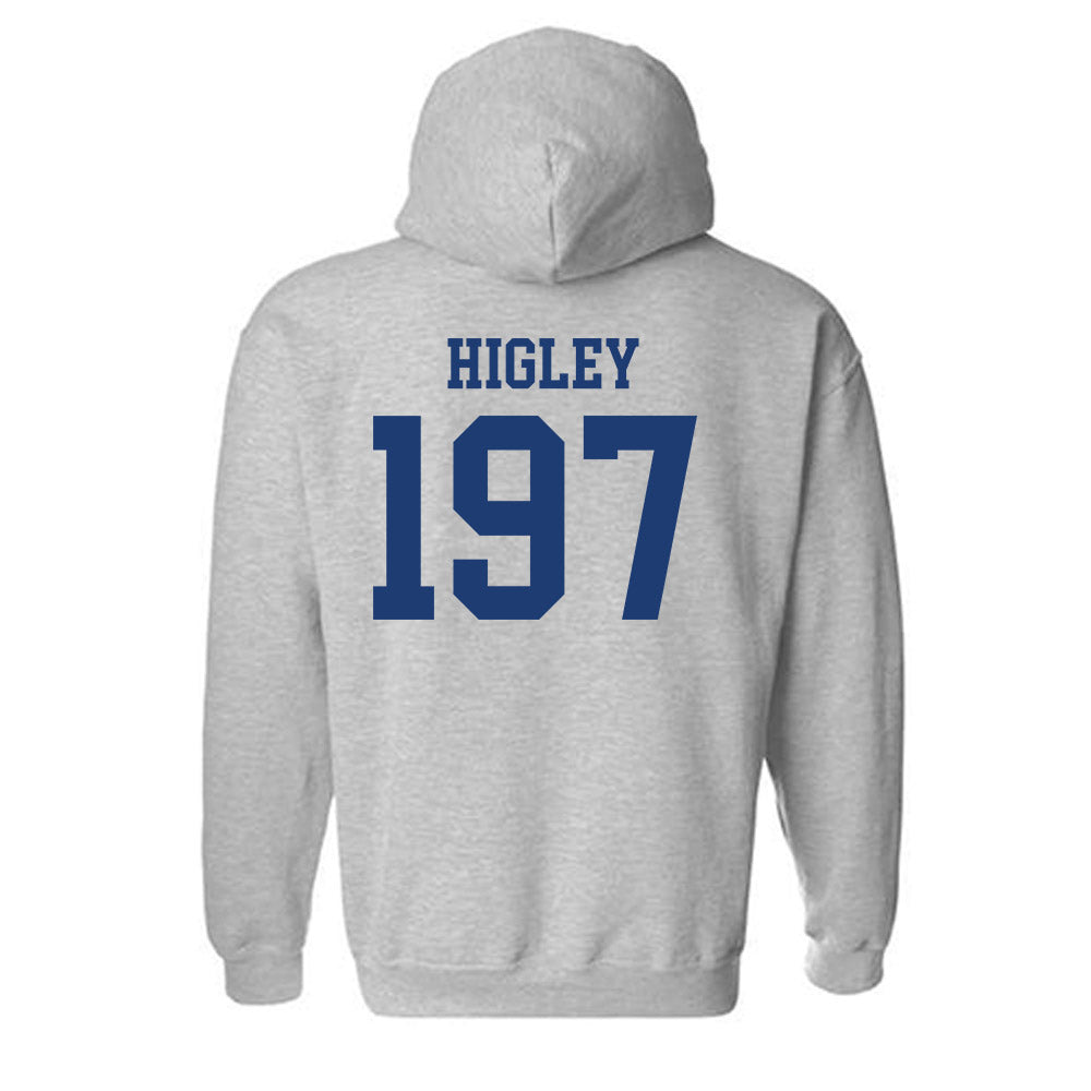 Kent State - NCAA Wrestling : Mason Higley - Classic Fashion Shersey Hooded Sweatshirt-1