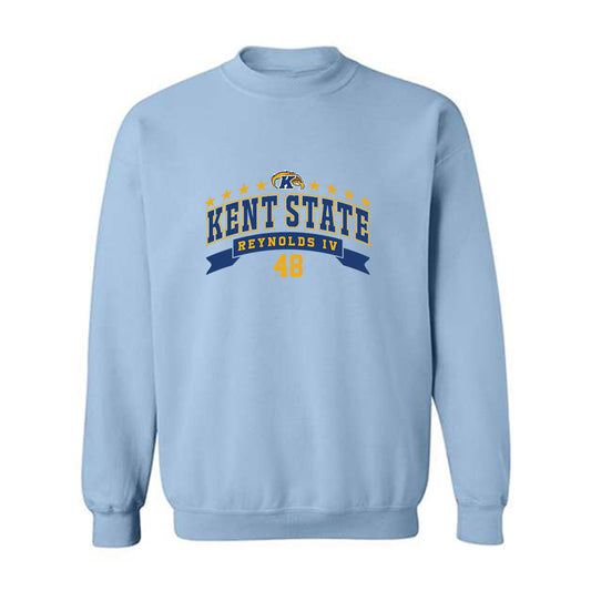 Kent State - NCAA Football : Lem Reynolds IV - Classic Fashion Shersey Crewneck Sweatshirt