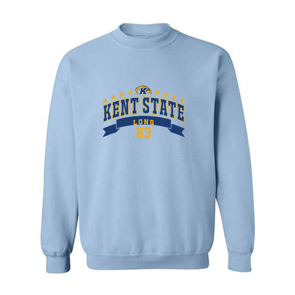 Kent State - NCAA Football : Garrett Long - Classic Fashion Shersey Crewneck Sweatshirt-0
