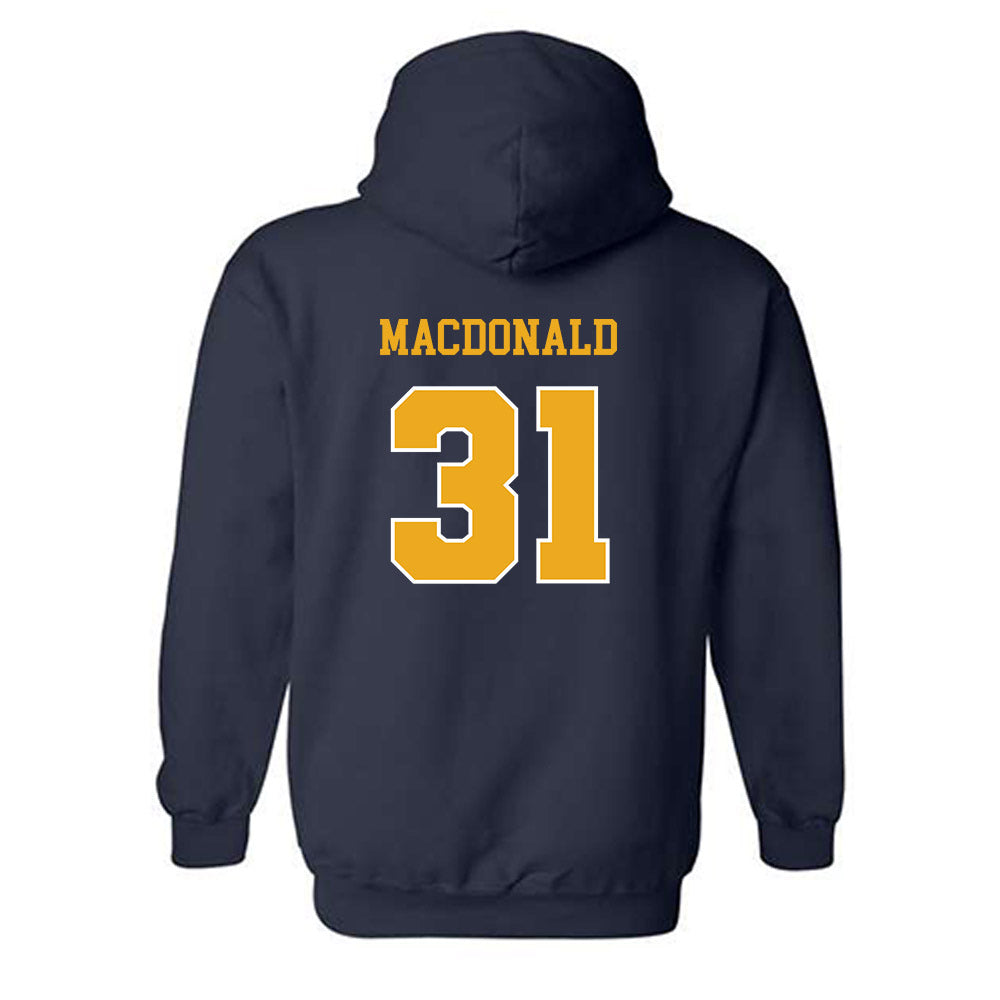 Kent State - NCAA Baseball : Lance MacDonald - Hooded Sweatshirt Classic Shersey