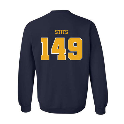 Kent State - NCAA Wrestling : Silas Stits - Classic Shersey Crewneck Sweatshirt-1