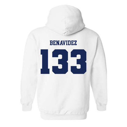 Kent State - NCAA Wrestling : Adan Benavidez - Classic Shersey Hooded Sweatshirt-1