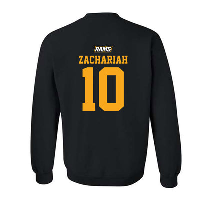 VCU - NCAA Women's Basketball : Ann Zachariah - Sports Shersey Crewneck Sweatshirt-1