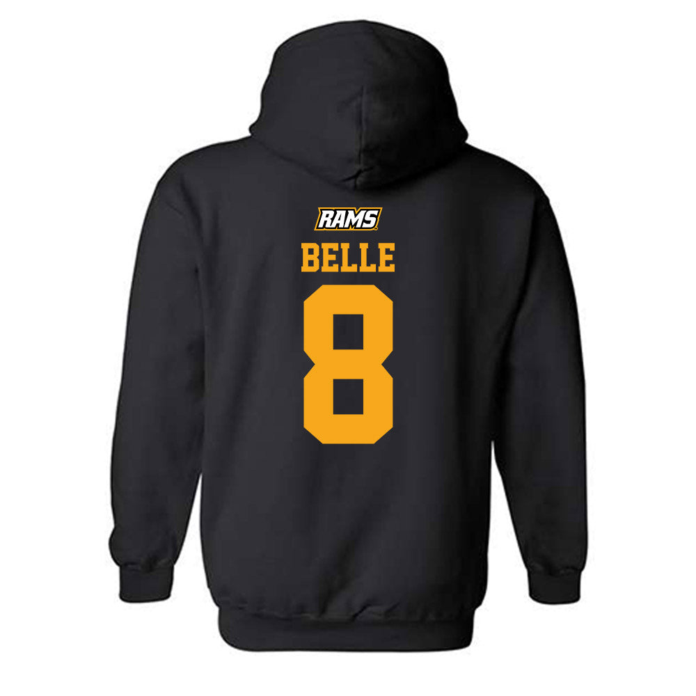 VCU - NCAA Men's Basketball : Michael Belle - Sports Shersey Hooded Sweatshirt