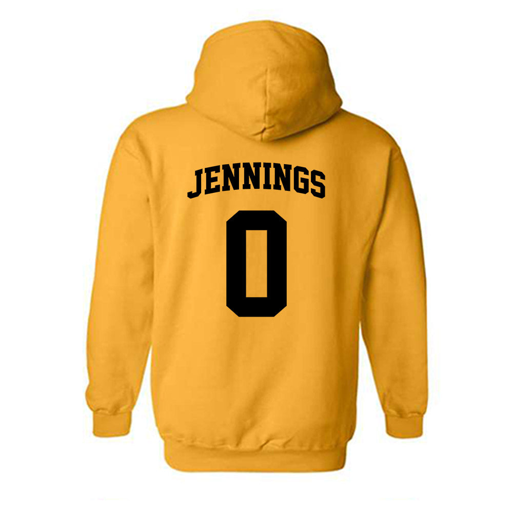 VCU - NCAA Men's Basketball : Brandon Jennings - Sports Shersey Hooded Sweatshirt-1