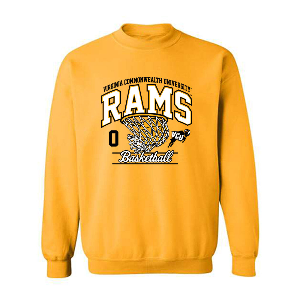 VCU - NCAA Men's Basketball : Brandon Jennings - Sports Shersey Crewneck Sweatshirt-0