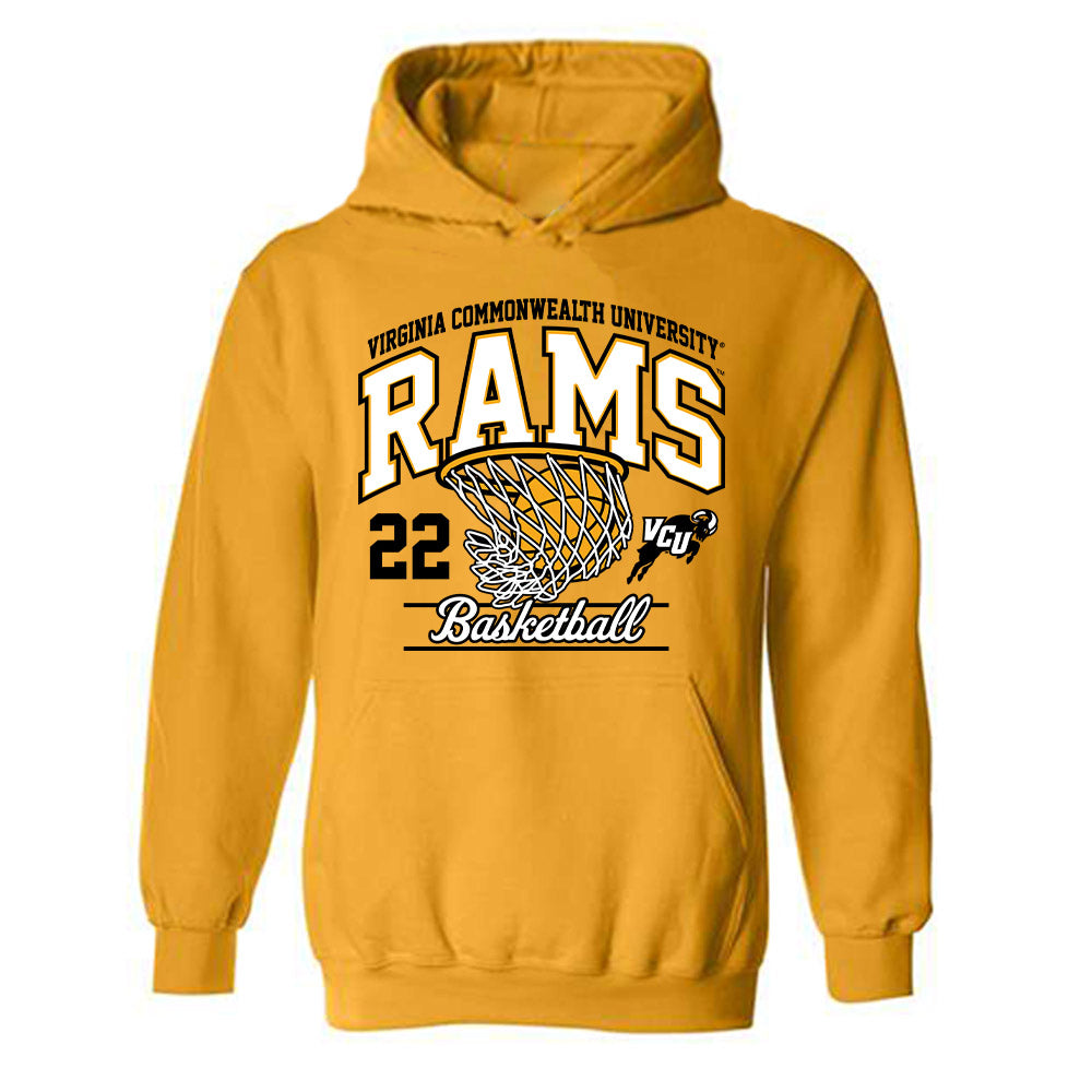 VCU - NCAA Men's Basketball : Keyshawn Mitchell - Sports Shersey Hooded Sweatshirt-0