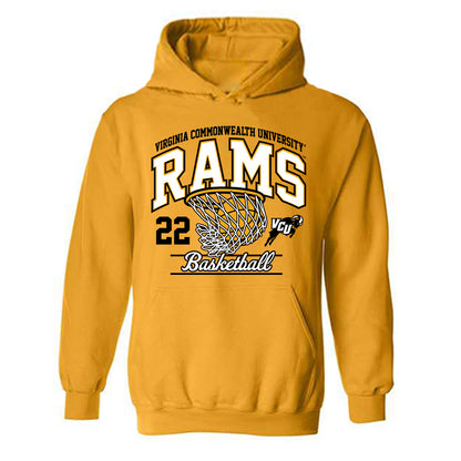 VCU - NCAA Men's Basketball : Keyshawn Mitchell - Sports Shersey Hooded Sweatshirt-0