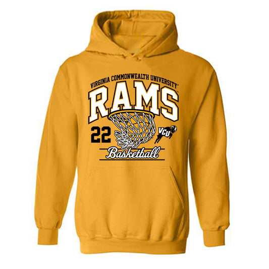 VCU - NCAA Men's Basketball : Keyshawn Mitchell - Sports Shersey Hooded Sweatshirt-0