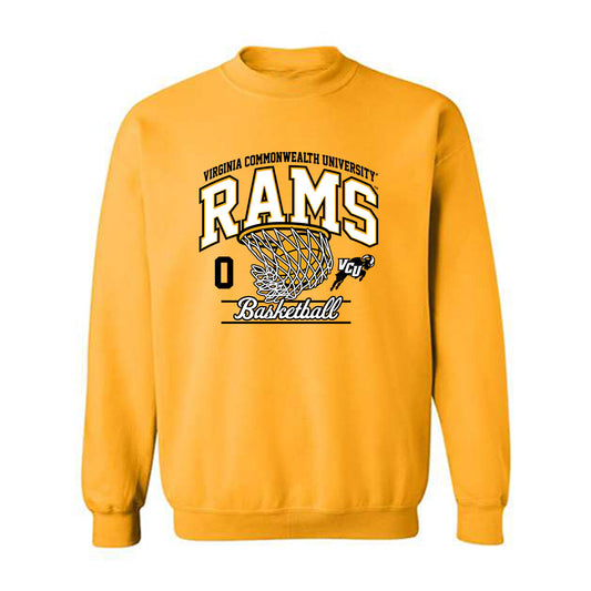 VCU - NCAA Women's Basketball : Tyrielle Williams - Sports Shersey Crewneck Sweatshirt-0
