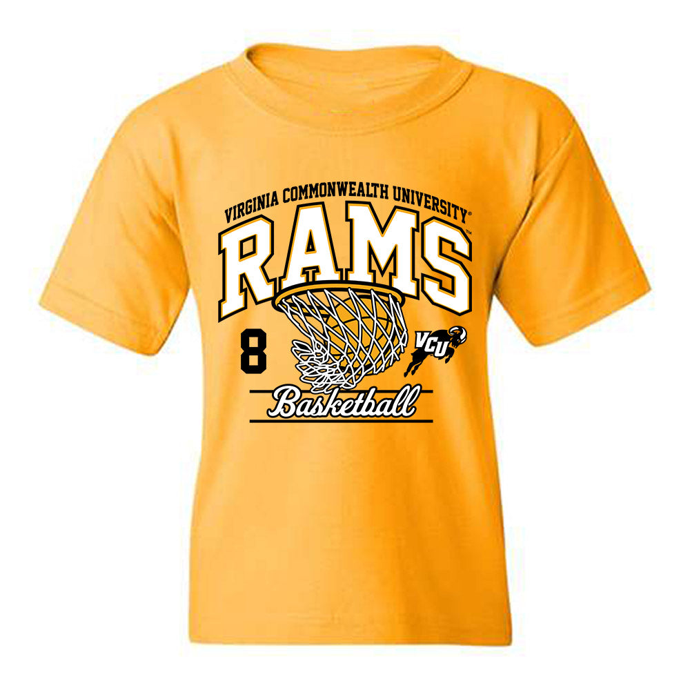 VCU - NCAA Women's Basketball : Daija Preston - Sports Shersey Youth T-Shirt-0